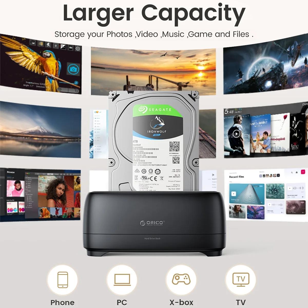 2.5 / 3.5 Sata Drive Dock - Single Bay-1915198292321505284