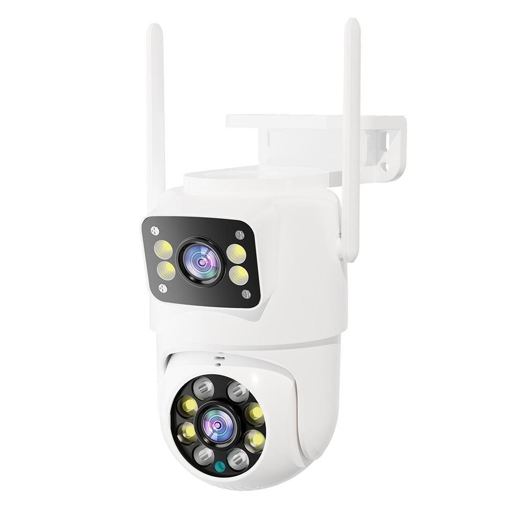 Outdoor Wifi Camera With 4Mp Resolution And Two-Way Voice Ip66 Waterproof White-1915196649718812679
