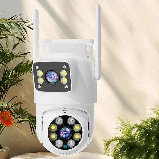 Outdoor Wifi Camera With 4Mp Resolution And Two-Way Voice Ip66 Waterproof White-1915196649718812673