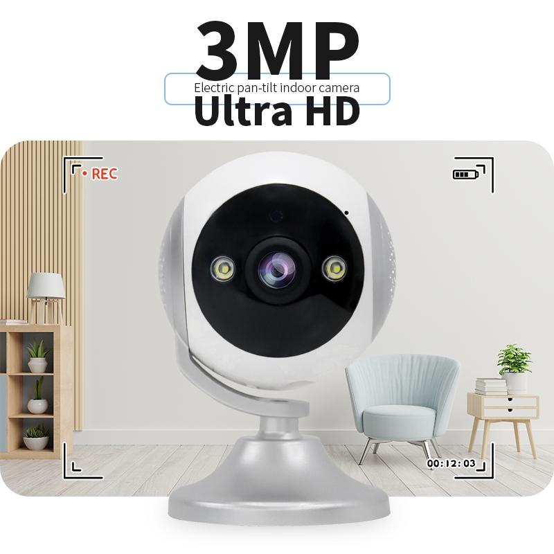 180 Degree Panoramic Smart Ptz Wifi Camera - White-1915196657352445953