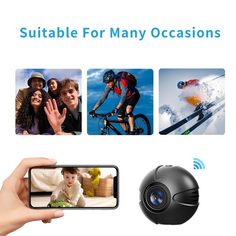 Mini Wifi Ip Camera With Night Vision And Motion Detection - Black-1915197144902537220