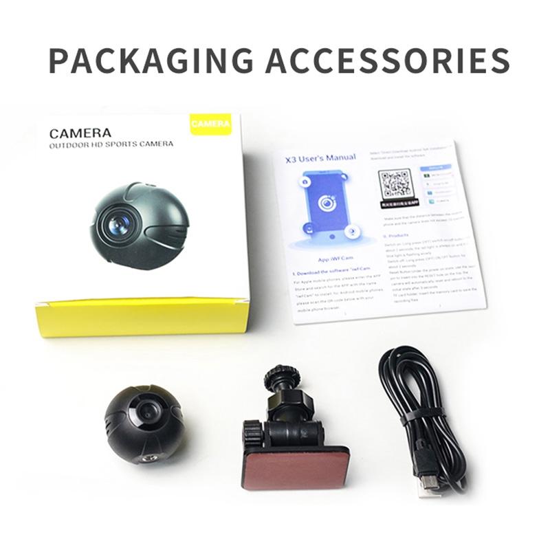 Mini Wifi Ip Camera With Night Vision And Motion Detection - Black-1915197144902537225