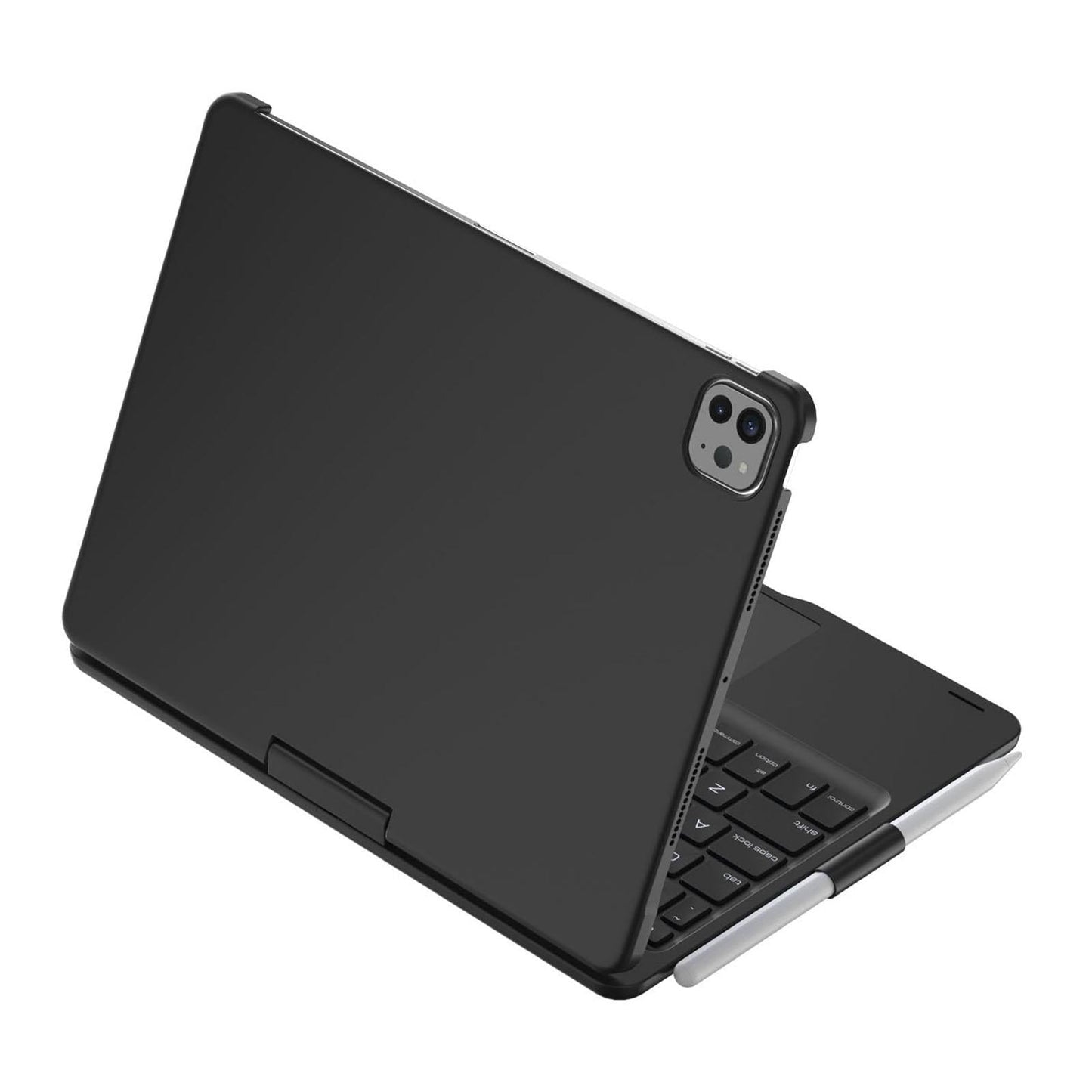 360 Degree Rotating Bluetooth Keyboard Leather Case For Ipad Pro 11 With Backlight - Black-1915197148748713989