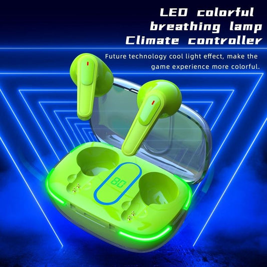 Intelligent Bluetooth Earphones With Wireless Charging - Black-1915196963473723394