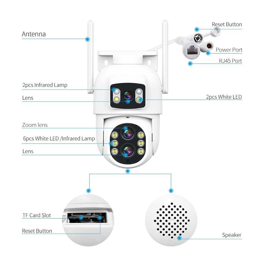 10X Optical Zoom Wifi Camera With Motion Detection-1915196513626230791