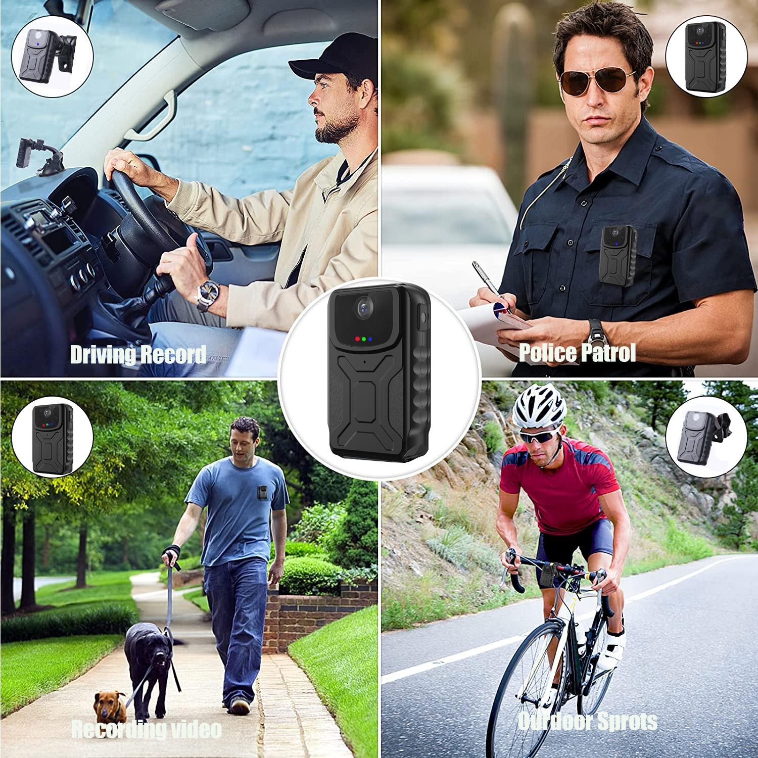 Portable Mini Camera - 1080P 140 Degree Wide Angle Black-1915196859333349380