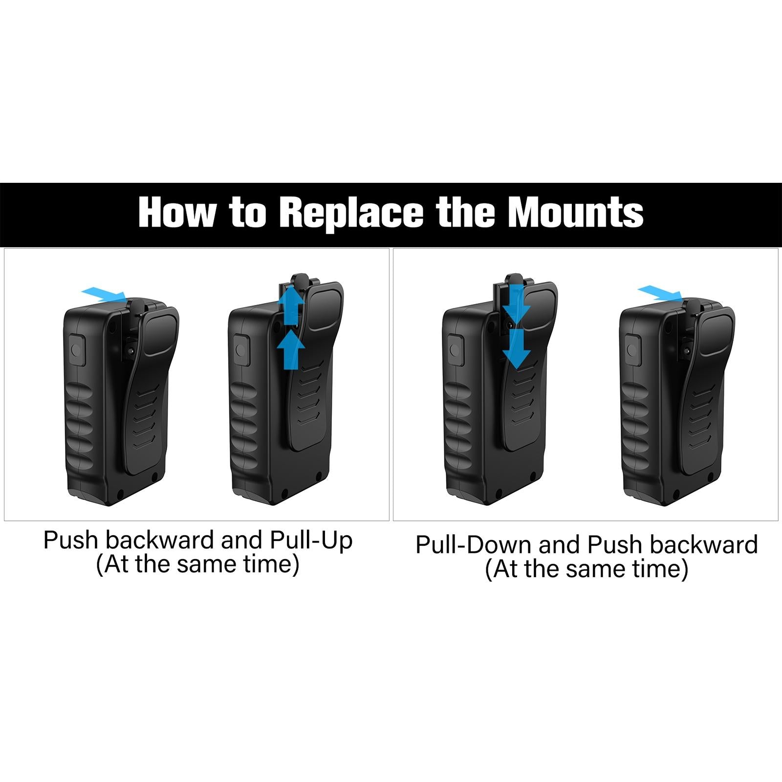 Portable Multifunctional Wearable Camera - 1080P Black-1915196893986689029