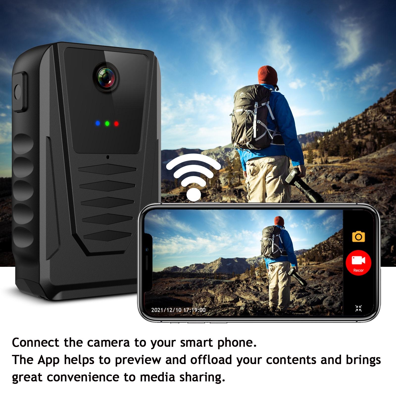 Portable Multifunctional Wearable Camera - 1080P Black-1915196893986689032