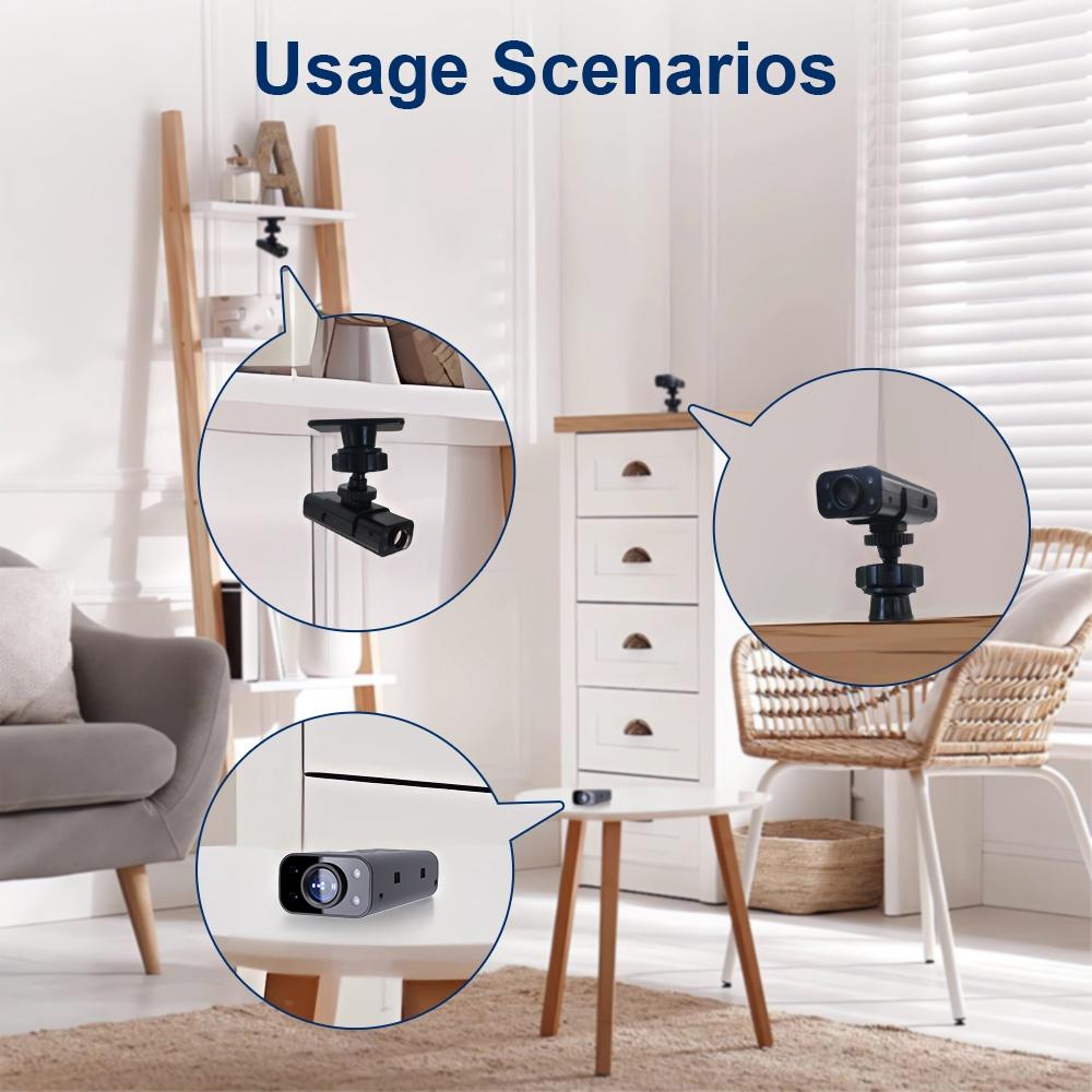 Smart Wifi Camera With Infrared Night Vision - 720P Black-1915197126233690117