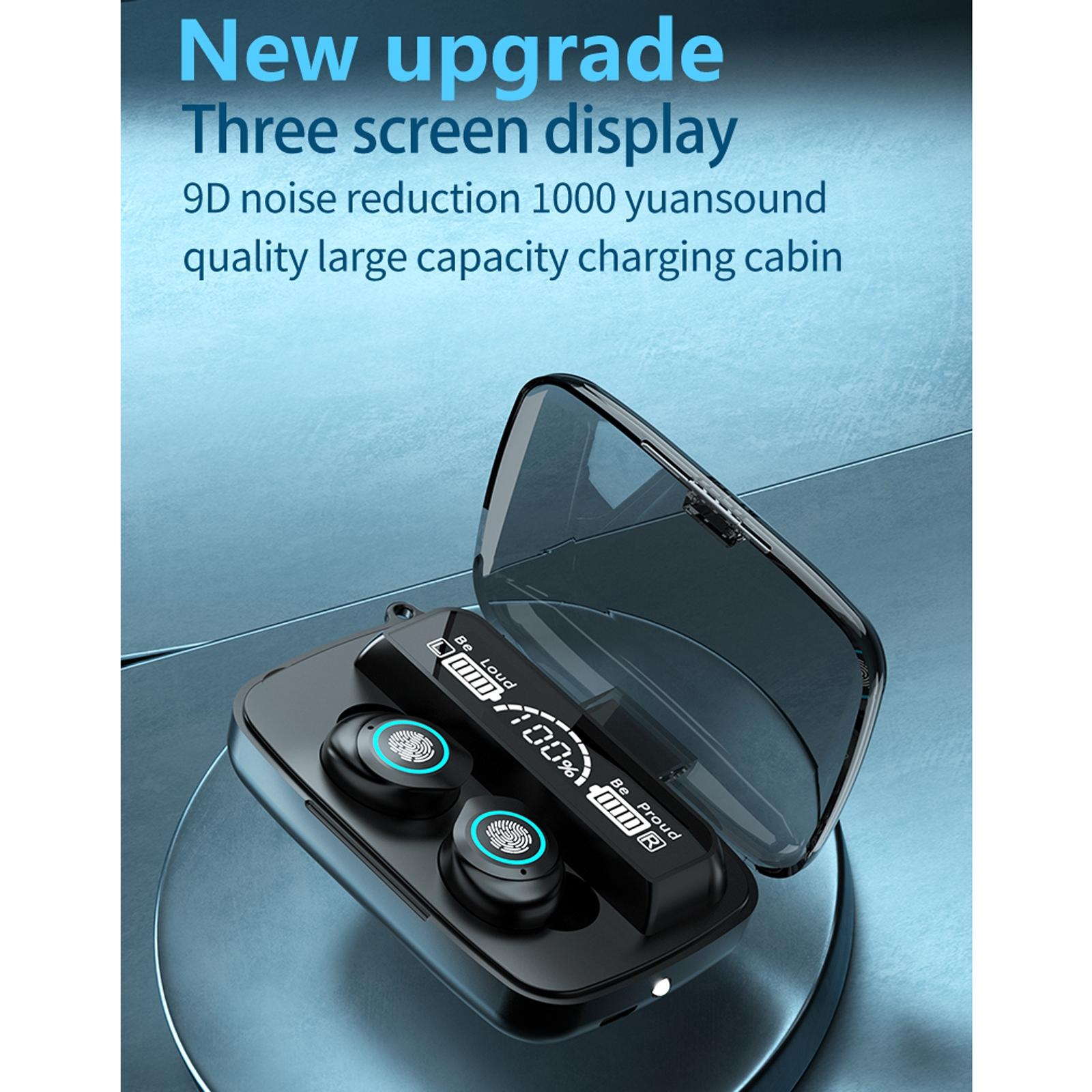 Waterproof Wireless Bluetooth Earphones With Touch Screen And Charging Box-1915196983203729409