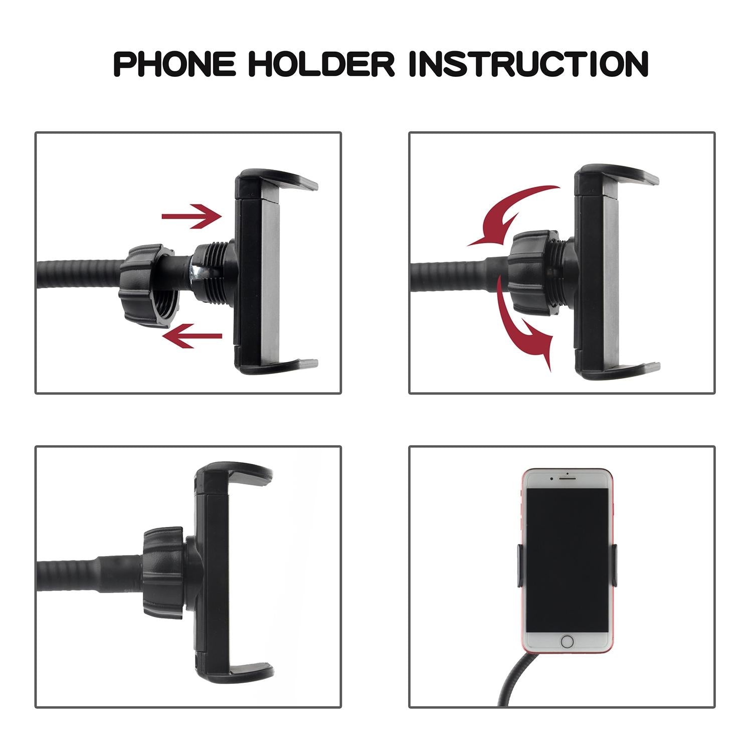 Adjustable 3.5 Live Broadcast Led Fill Light With Phone Clamp-1915197582213255175