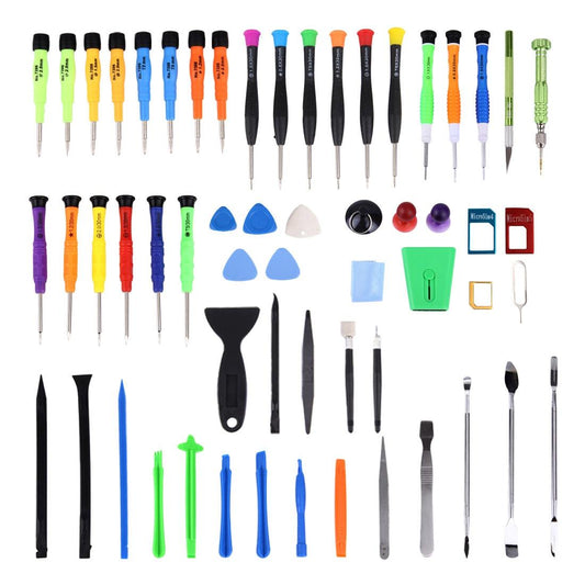 60-Piece Mobile Phone Repair Tool Kit With Sim Card Adapter Set-1915197452122722305