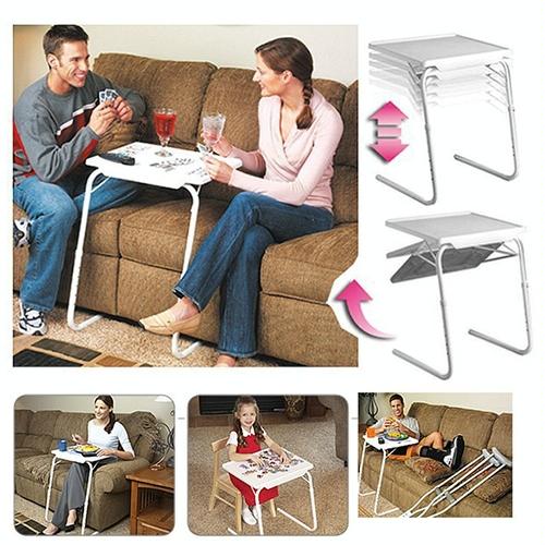 Portable Multi-Purpose Laptop Table - Foldable & Adjustable-1915197069937741826