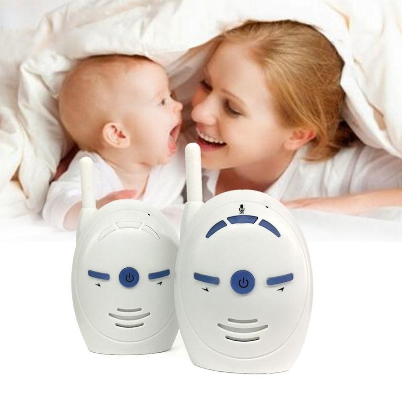 Wireless 2.4Ghz Baby Monitor With Two-Way Voice Talk - White-1915196630676672513