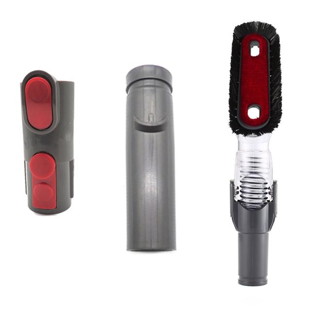3-In-1 Bendable Anti-Static Suction Head Kit For Dyson V6 / V7 / V8 / V9 / V10 Vacuum-1915197726476341248