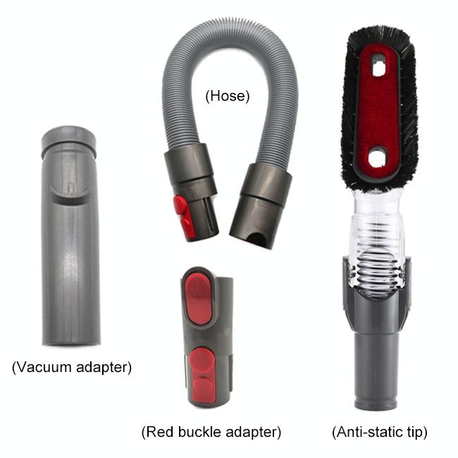 4-In-1 Bendable Anti-Static Suction Head Kit For Dyson V6 / V7 / V8 / V9 / V10-1915197562256756737