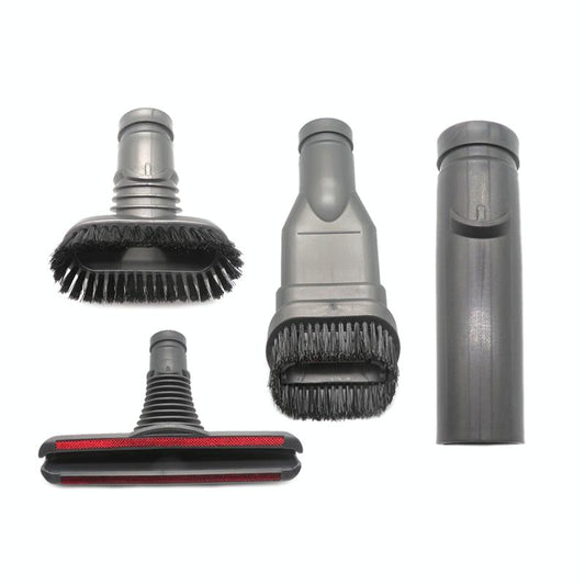 4-In-1 Round Stiff Bed & Connector Brush Kit For Dyson Vacuum-1915197414759862273