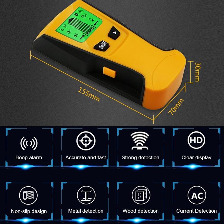 3-In-1 Wall Metal Detector For Voltage Cable And Metal Detection-1915197533710323714