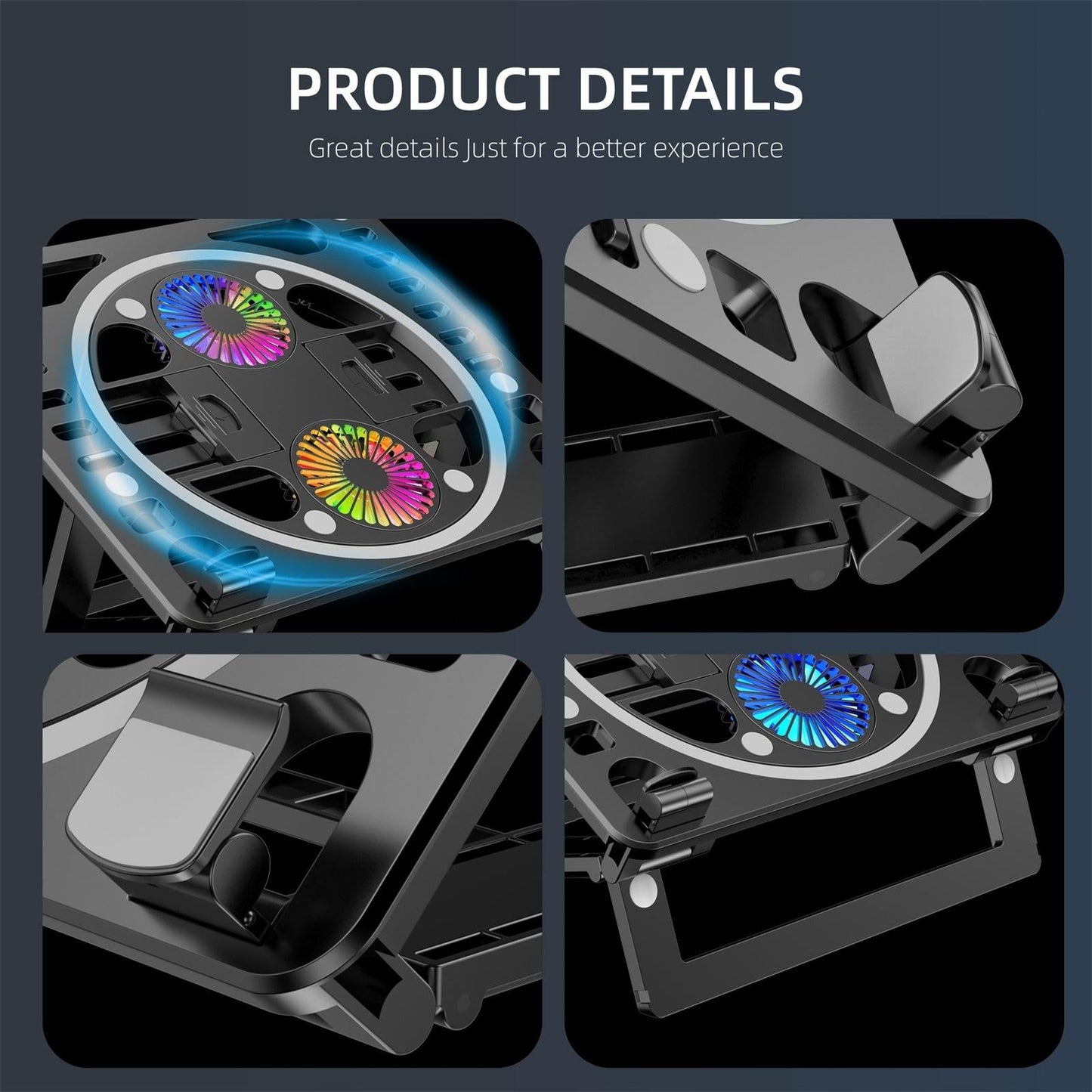 Portable Gaming Laptop Cooling Stand-1915197410565558279