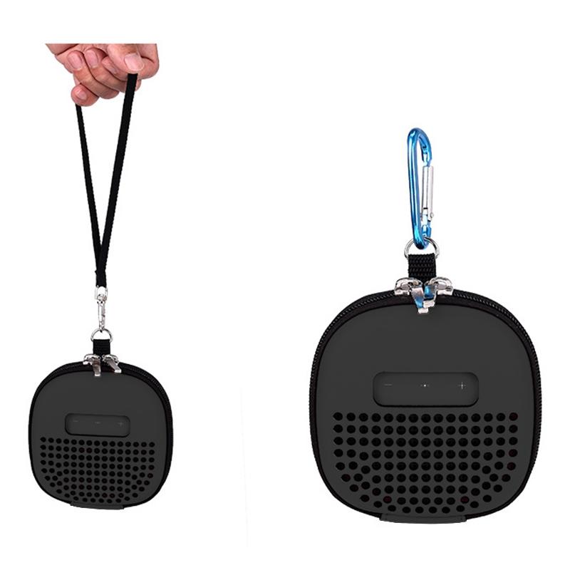 Shockproof Eva Bag For Bose Soundlink Micro Speaker - Portable With Rope & Metal Buckle Black-1915196748809244676