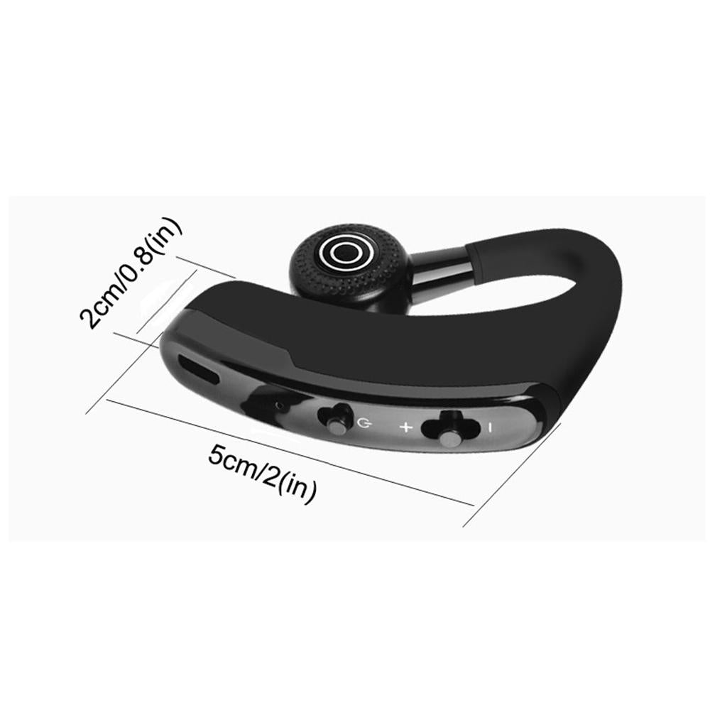 V9 Wireless Bluetooth Headset With Mic For Drivers - Black-1915196493023809541