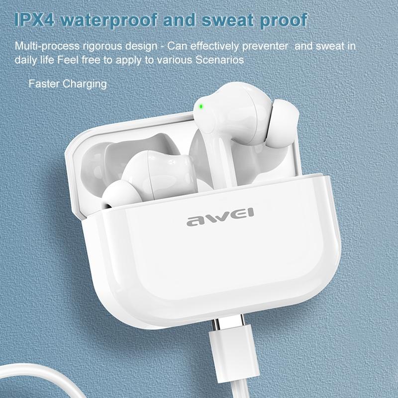 Waterproof Tws Headset With Anc & Charging Case - Ta1 Bluetooth V5.0-1915197596352253957