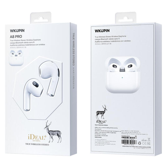 Pro True Wireless Stereo Bluetooth Earphones - White-1915196625047916546