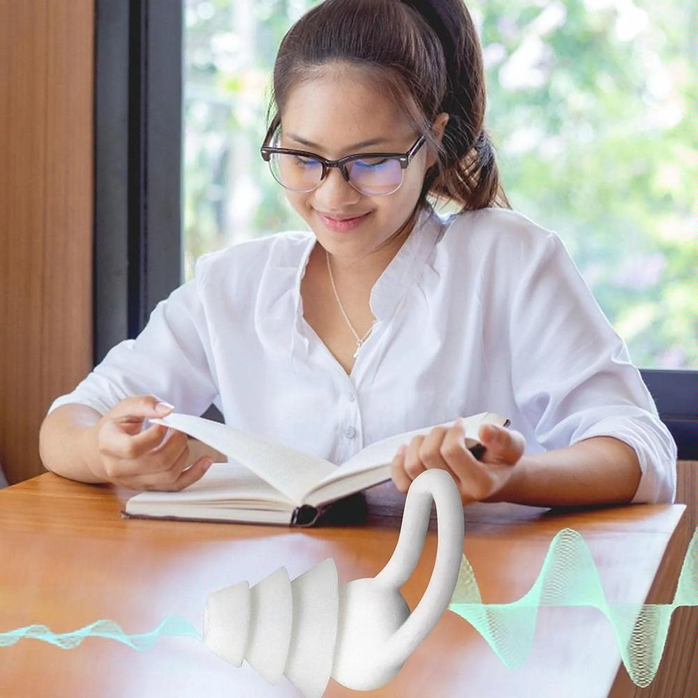 Silicone Earplugs For Sleeping - Shark Fin Design-1915197732994289672