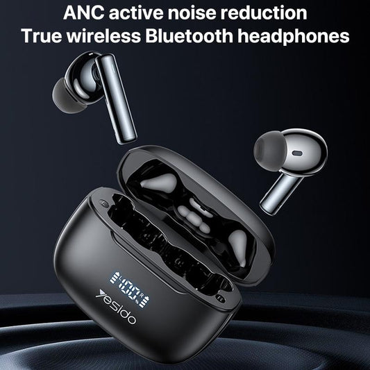 Wireless Bluetooth 5.0 Earphones With Anc And Led Display-1915198045578989569