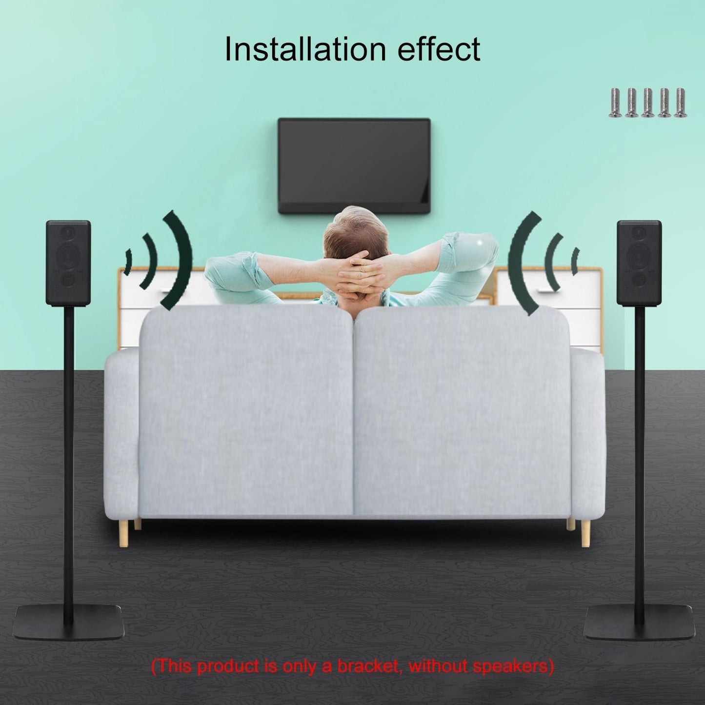 Pairs Floor Stand Bracket For Sony Sa-Rs3S-1915198220556963844