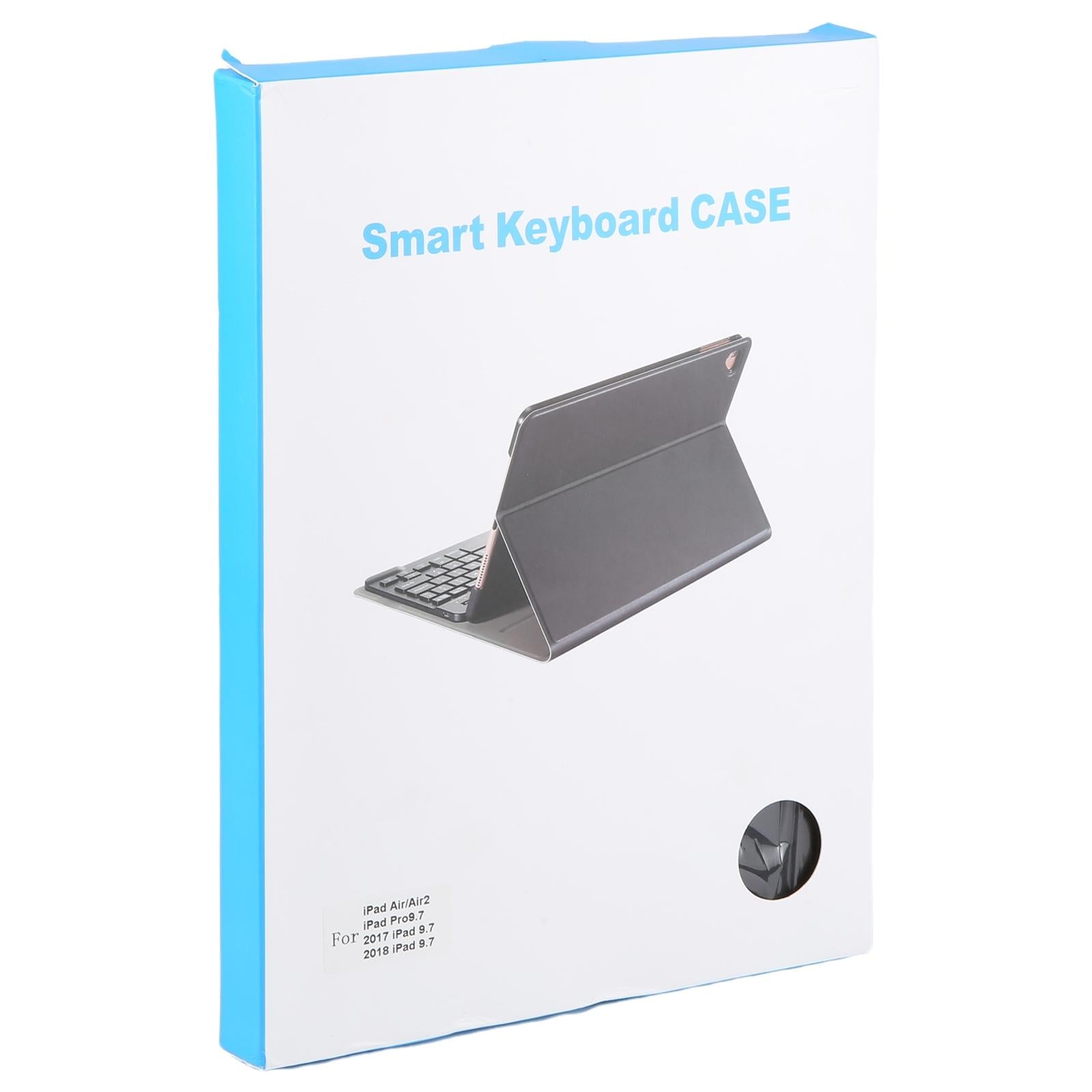 Smart Bluetooth Keyboard & Leather Tablet Case For Ipad Pro 9.7 / Air 2 - Black-1915196794288082953