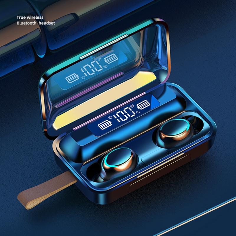 Jerry Solution Touch Bluetooth Earphones With Magnetic Charging Box - F9-5C-1915196701090648067