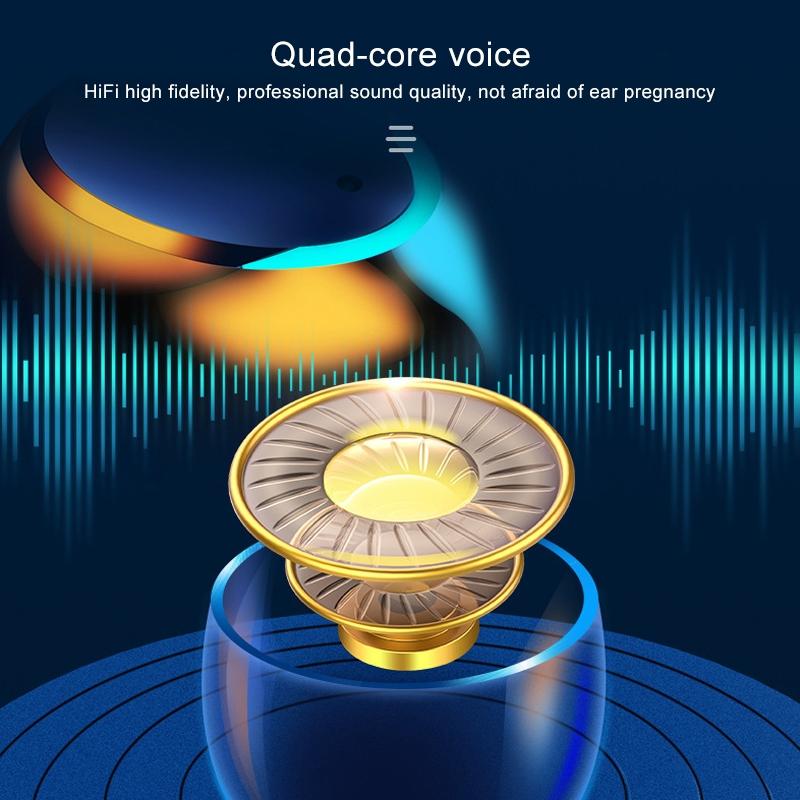 Jerry Solution Touch Bluetooth Earphones With Magnetic Charging Box - F9-5C-1915196701090648069