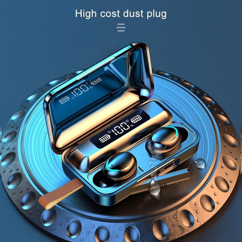 Jerry Solution Touch Bluetooth Earphones With Magnetic Charging Box - F9-5C-1915196701090648071