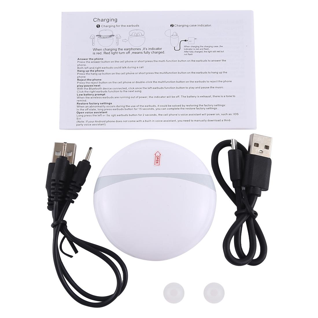 Hi-Fi Stereo T12 Tws Wireless Earphones + Charging Case-1915197397798096901