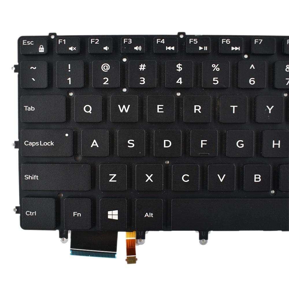 Backlit Us Keyboard For Dell Xps 15 9550 / 9560 - Black-1915196732338212867