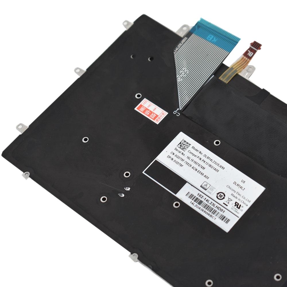 Backlit Us Keyboard For Dell Xps 15 9550 / 9560 - Black-1915196732338212868