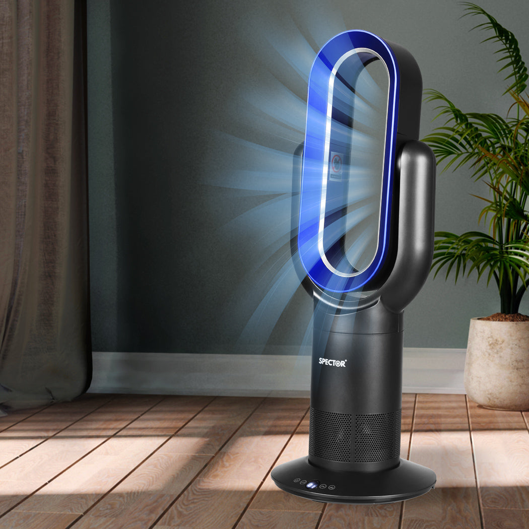 Spector Bladeless Fan Cooler Heater Black-1910113052334886918