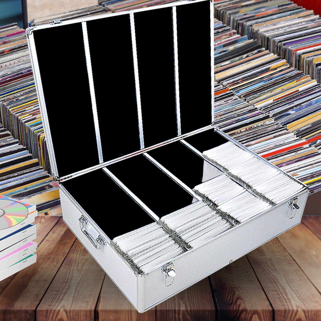 1000 Discs Aluminium CD DVD Cases Bluray-1910112550280892422