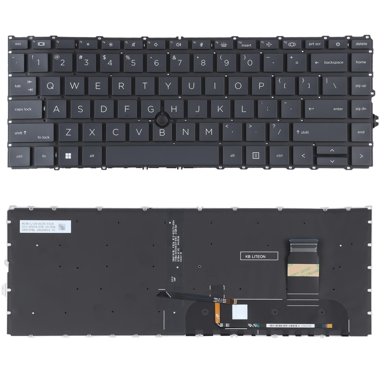 Hp Elitebook Keyboard With Backlight And Pointing Stick - Us Version-1915197745342320640