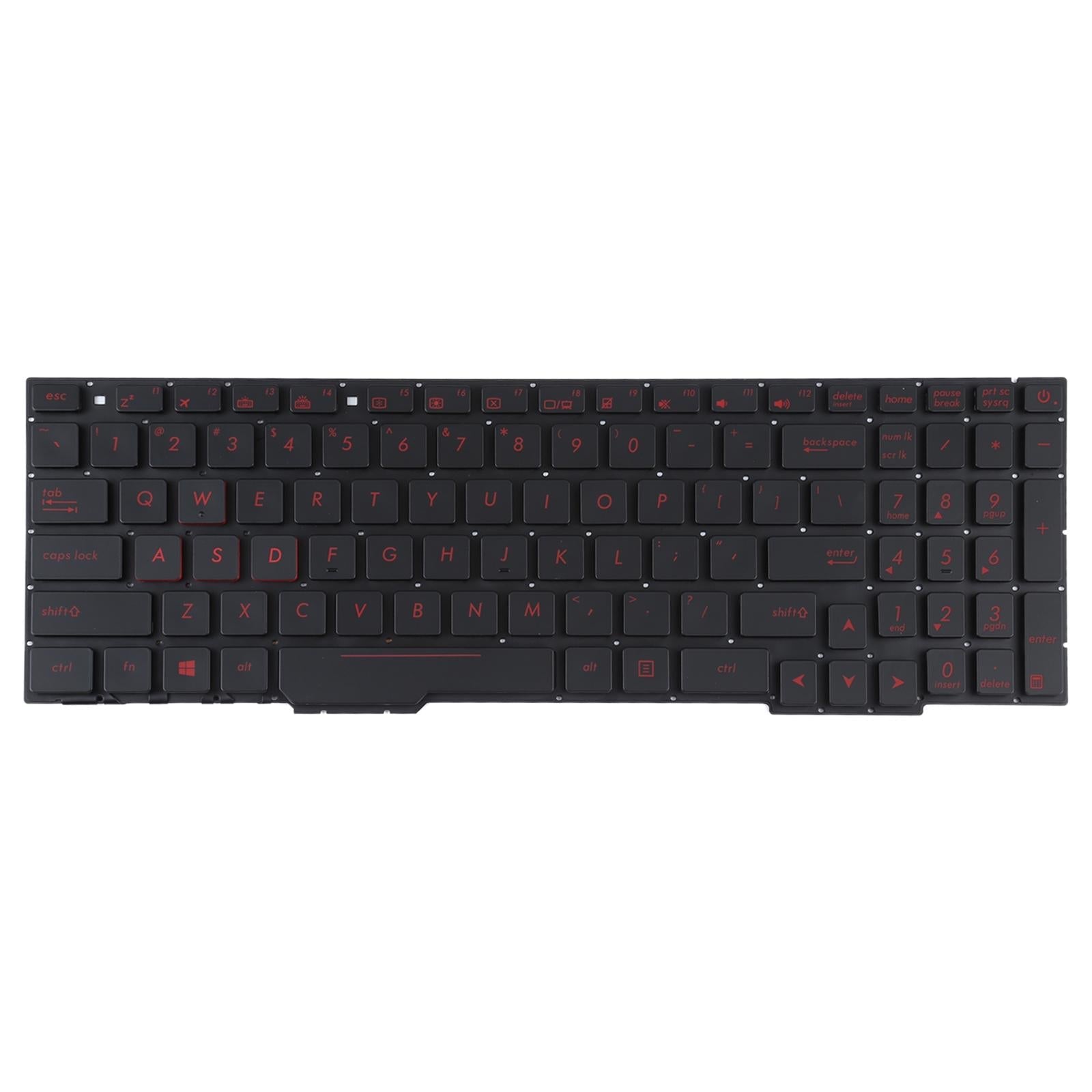 Us Version Backlit Keyboard For Asus Gl553Vw / Zx53V / Fx53Vd / Zx553 / Fx753 / Gl753-1915198055708233729