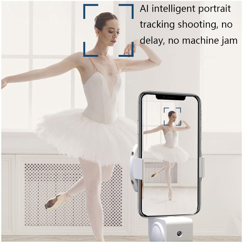 Smart Face Tracking Stabilizer 360-Degree Gimbal - White-1915196631456813060