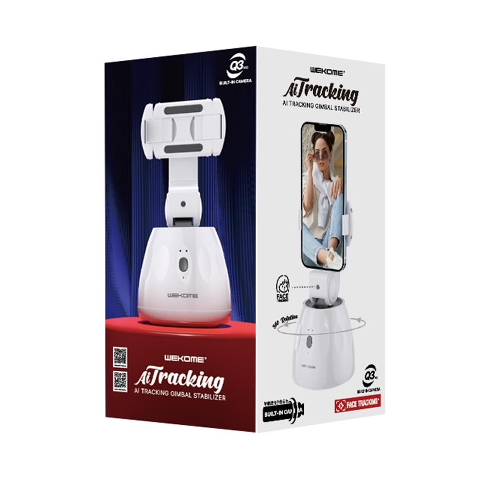 Smart Face Tracking Stabilizer 360-Degree Gimbal - White-1915196631456813062