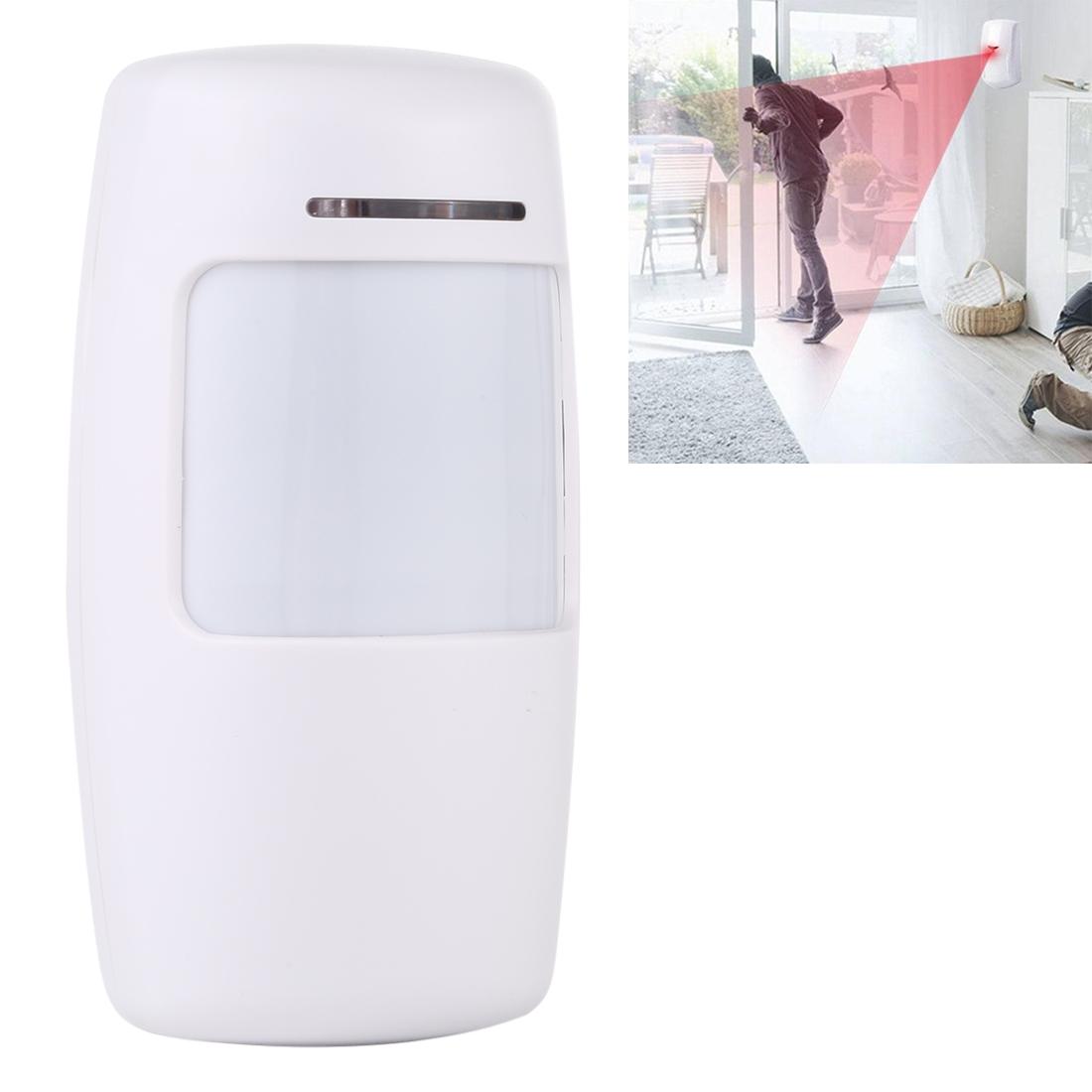 Wireless Wide Angle Pir Detector - 433Mhz White-1915196622044794889