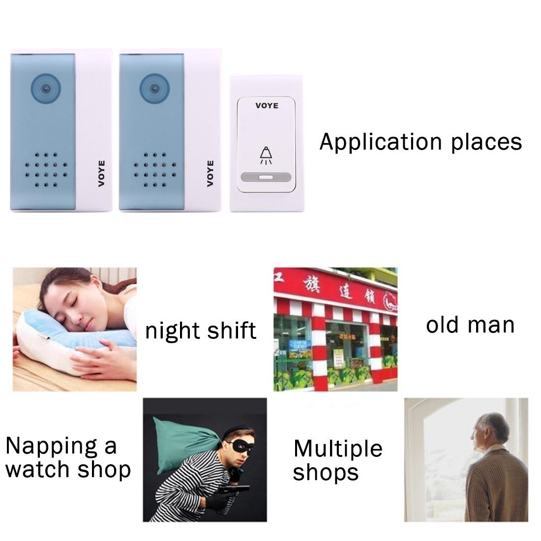 Smart Wireless Doorbell With Dual Receiver - 120M Range-1915197922622967812