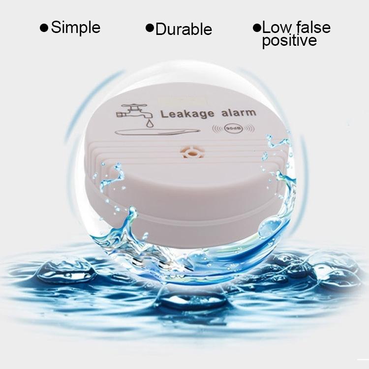 Home Water Leak Detector Alarm - 360 Degree Sensor 85Db Volume-1915198428451835909