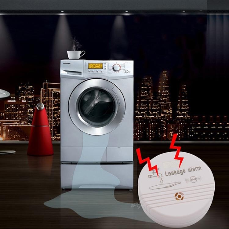 Home Water Leak Detector Alarm - 360 Degree Sensor 85Db Volume-1915198428451835910