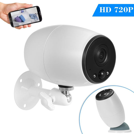 720P Wireless Wifi Camera With Two-Way Audio Night Vision Pir Detection And Ip54 Waterproofing-1915196629170917377
