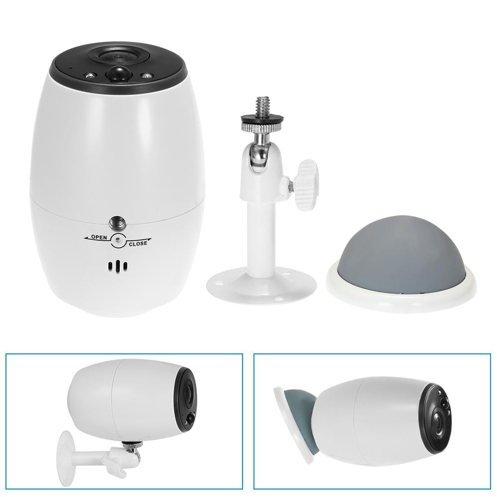 720P Wireless Wifi Camera With Two-Way Audio Night Vision Pir Detection And Ip54 Waterproofing-1915196629170917385