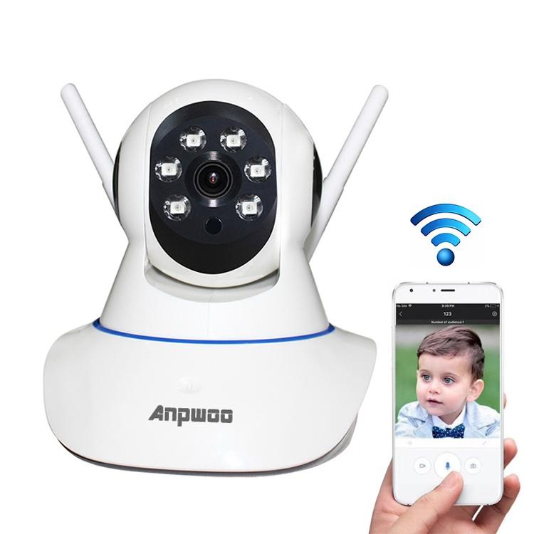 720P Hd Wifi Ip Camera With Motion Detection And Night Vision White-1915196638062841857